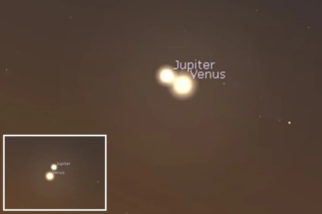 Jupiter Venus Conjunction